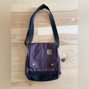 Carhartt Crossbody Wine Color Bag Women's Crossbody Carry All Tote Purse Snap